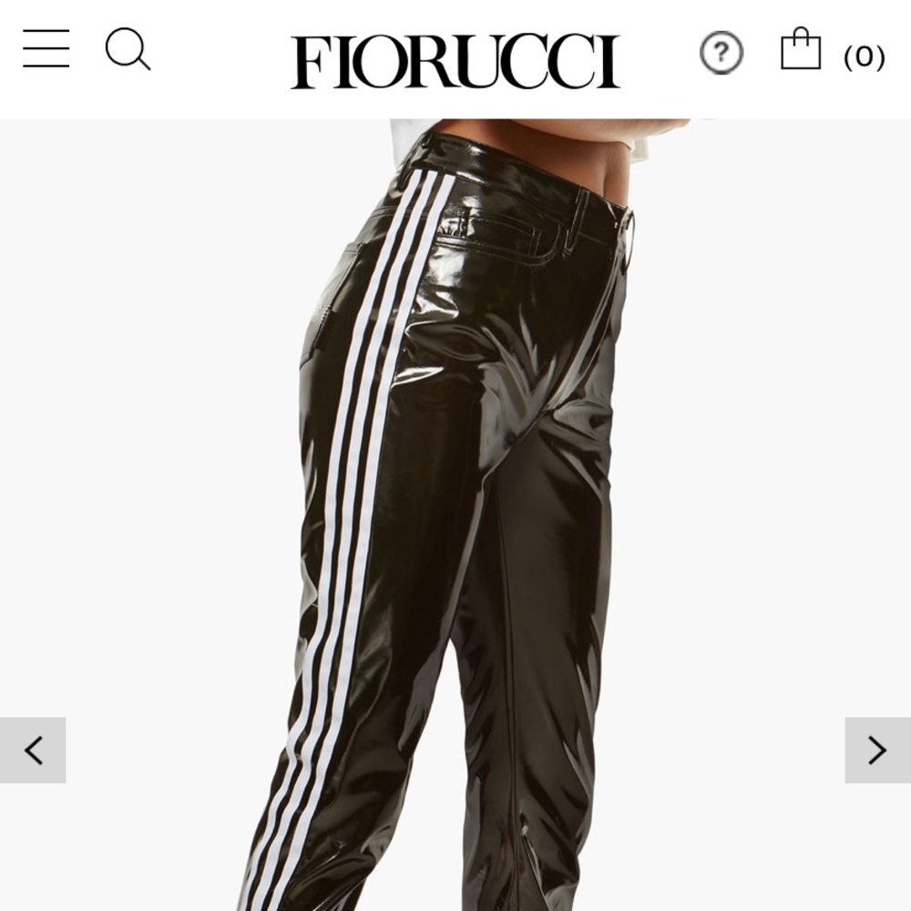 ADIDAS FIORUCCI LIMITED EDITION VINYL TRACKPANT